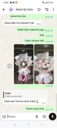 Testimonial Buket Bunga palopo