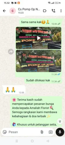 Testimonial Papan Bunga palopo